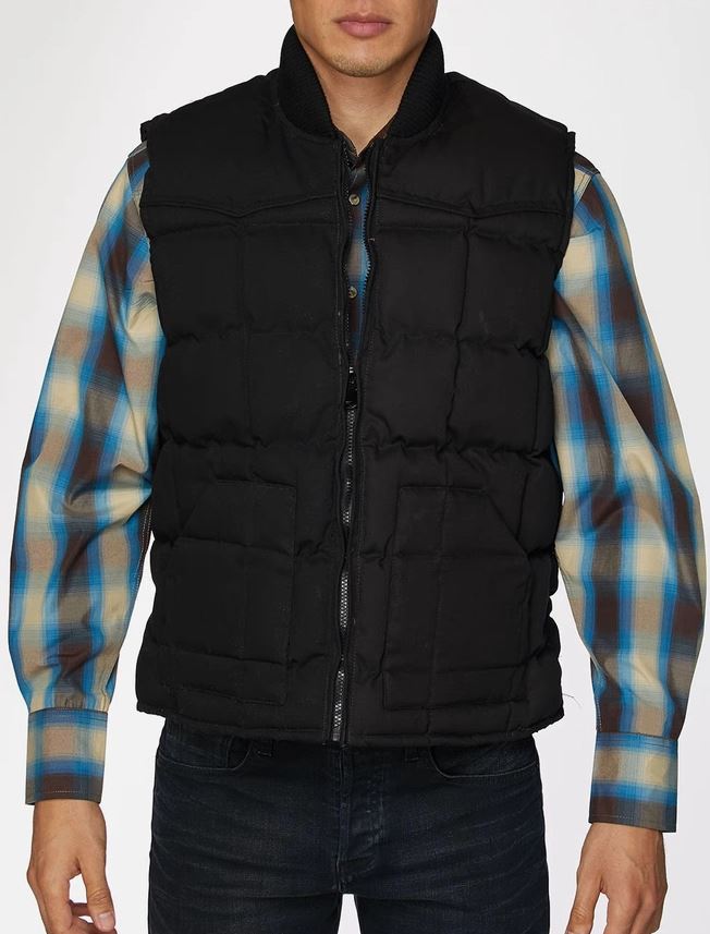 Rodeo Clothing Co Canvas Quilted Canvas Vest