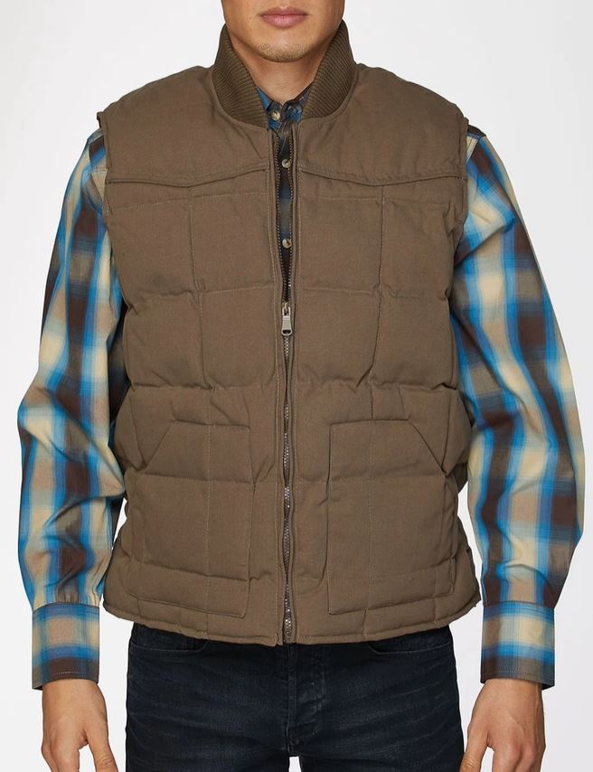 Rodeo Clothing Co Canvas Quilted Vest