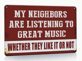 Tin Bar Signs