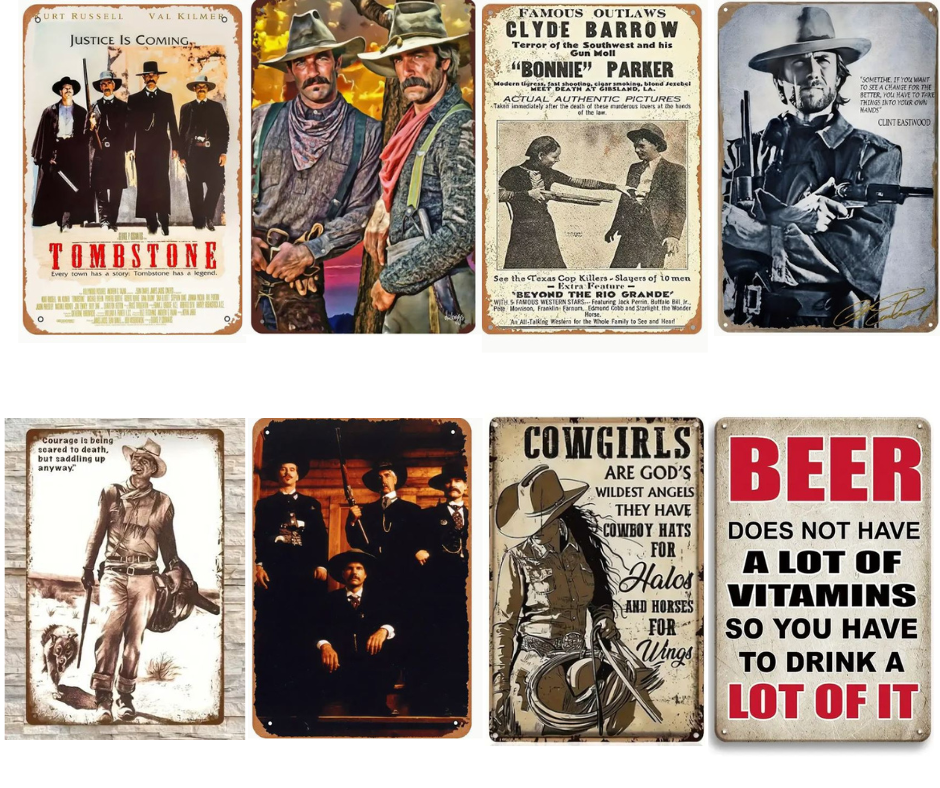 Tin Bar Signs