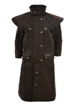Thomas Cook Youth High Country Oilskin Long Jacket.