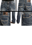 Mens Rock & Roll DOUBLE BARREL Jean