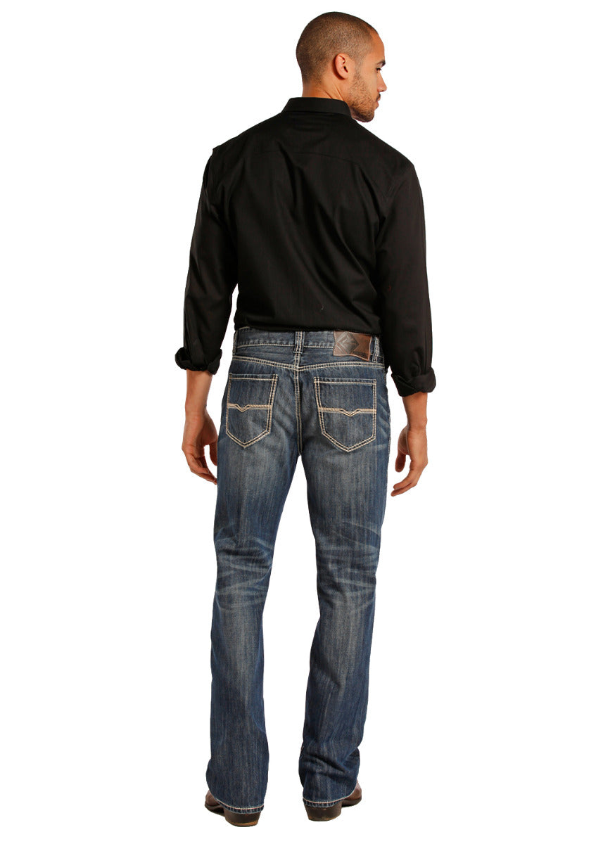 Mens Rock & Roll DOUBLE BARREL Jean