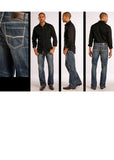 Mens Rock & Roll DOUBLE BARREL Jean
