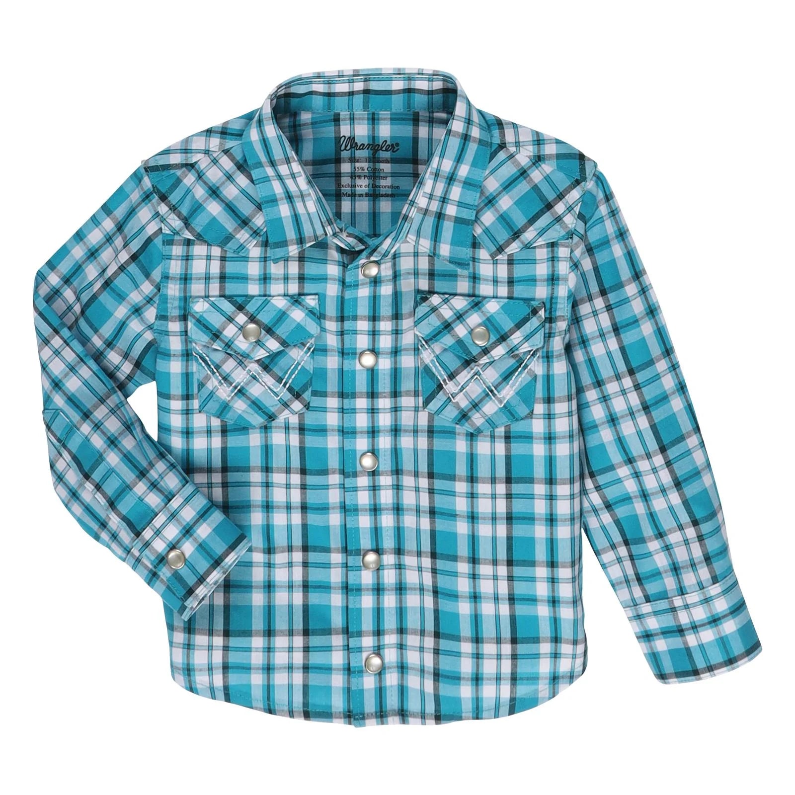Wrangler Infant/ Toddler Boy's Long Sleeve Shirt