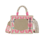 Wrangler Southwestern Rope Handle Bag - Pink