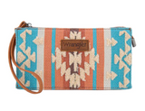 Wrangler Cilia Aztec Wristlet Purse - Tan