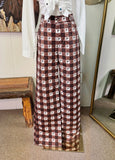 R.A.D High Waisted Gingham Western Print Pants