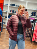 Rodeo Clothing Co Burgundy Puffer Jacket