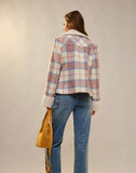 Blue B Plaid Waist Jacket