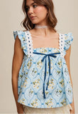 Listicle Floral Blouse
