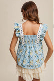 Listicle Floral Blouse