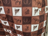 R.A.D High Waisted Gingham Western Print Pants