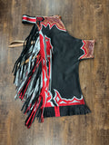 Rodeo Chaps - Red & Black