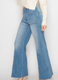 Artemis High Rise Tummy Control Palazzo Jeans