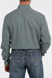 Cinch Blue Geo Shirt