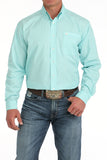 Cinch Classic Fit Mint Geo Shirt