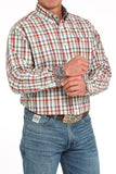 Cinch Classic Fit Burgundy Check Shirt