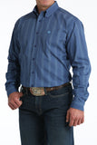 Cinch Classic Fit Blue Dot Geo Shirt