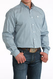 Cinch Classic Fit Blue Geo Shirt