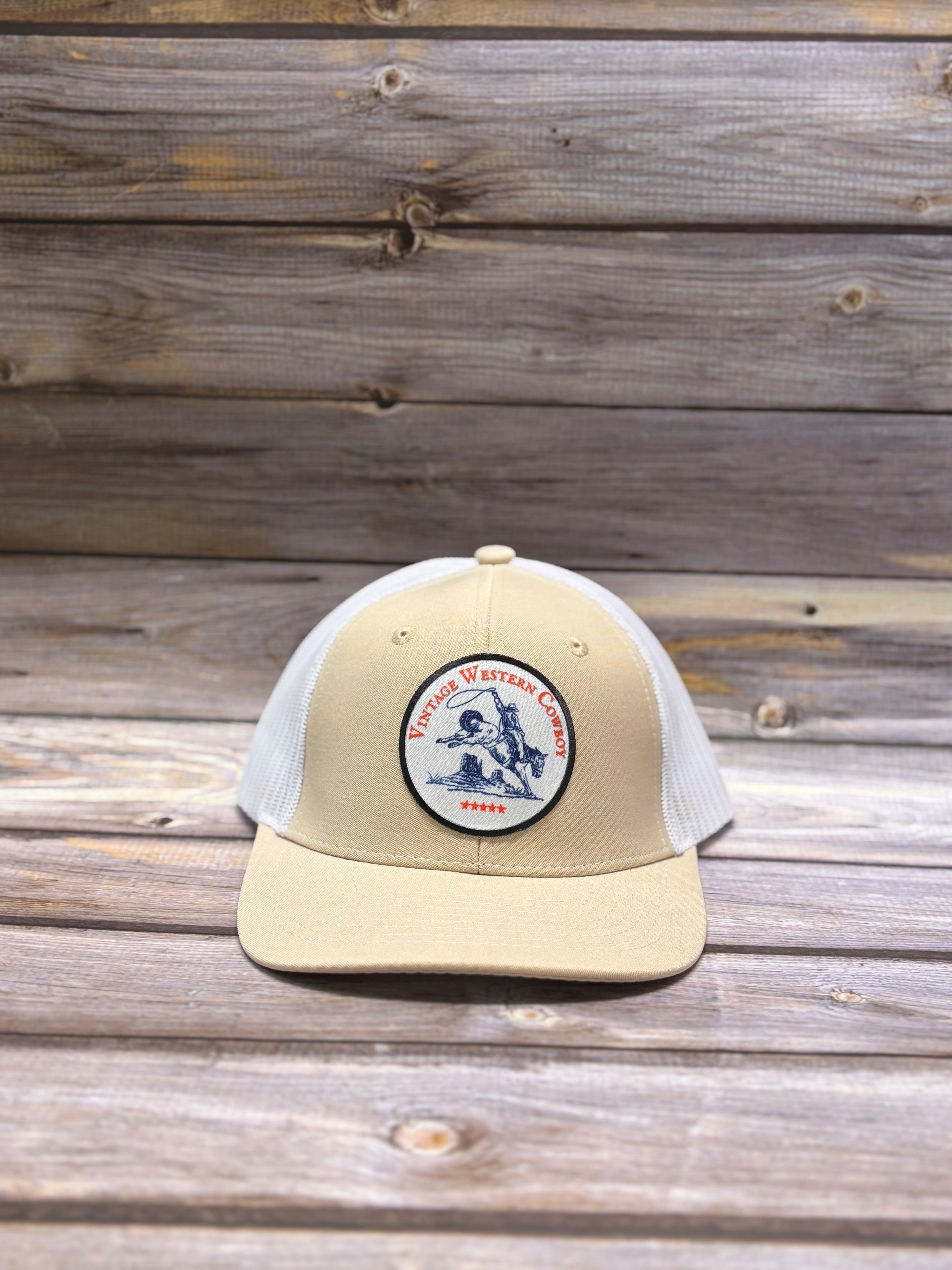 MWW Vintage Western Cowboy Patch Cap