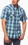 Rodeo Clothing Blue Short Sleeve Shirt
