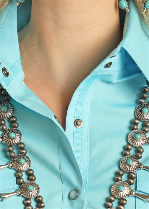Panhandle Solid Turquoise Shirt