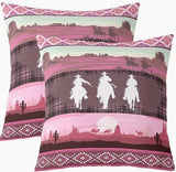 Pink Cowgirl Cushions (Set of 2)