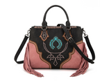 Montana West Concho Fringe Crossbody