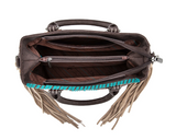 Montana West Concho Fringe Crossbody