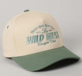 Messy Hair Wild West Cowgirl Sage Cap