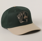 Western Cowboy Card Cap - Green