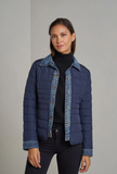 Denim Puffer Jacket