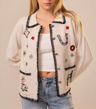 Ship Stitch Embroided Sweater