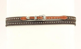 Twister 3/8 Calf Hair Hatband