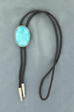 Double S Adult Western Bolo Turquoise