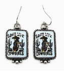 Long Live Cowgirls Dangle Earring