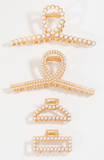 Assorted Pearl Hair Clips