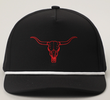 Long Horn Cap- Black