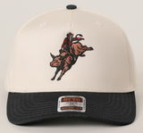 Rodeo Bull Rider Cap - Black