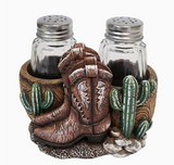 Brown Boots & Cactus Jars S&P Shaker Set