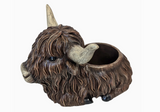 Highland Cow Pot