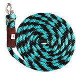 Hybrid Lead Rope - Blakc & Turquise