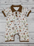 Baby Boy Western Printed Romper