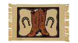 Cotton Stencil Table Mat - Set of 4