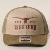 Longhorn Western Embroidered Cap