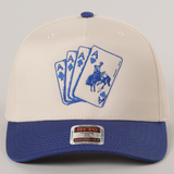 Western Cowboy Card Blue Cap