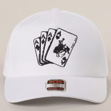 Western Cowboy Card White Cap
