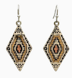 Aztec Ganado Print Earrings