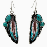 Native Indian Feathers Earrings